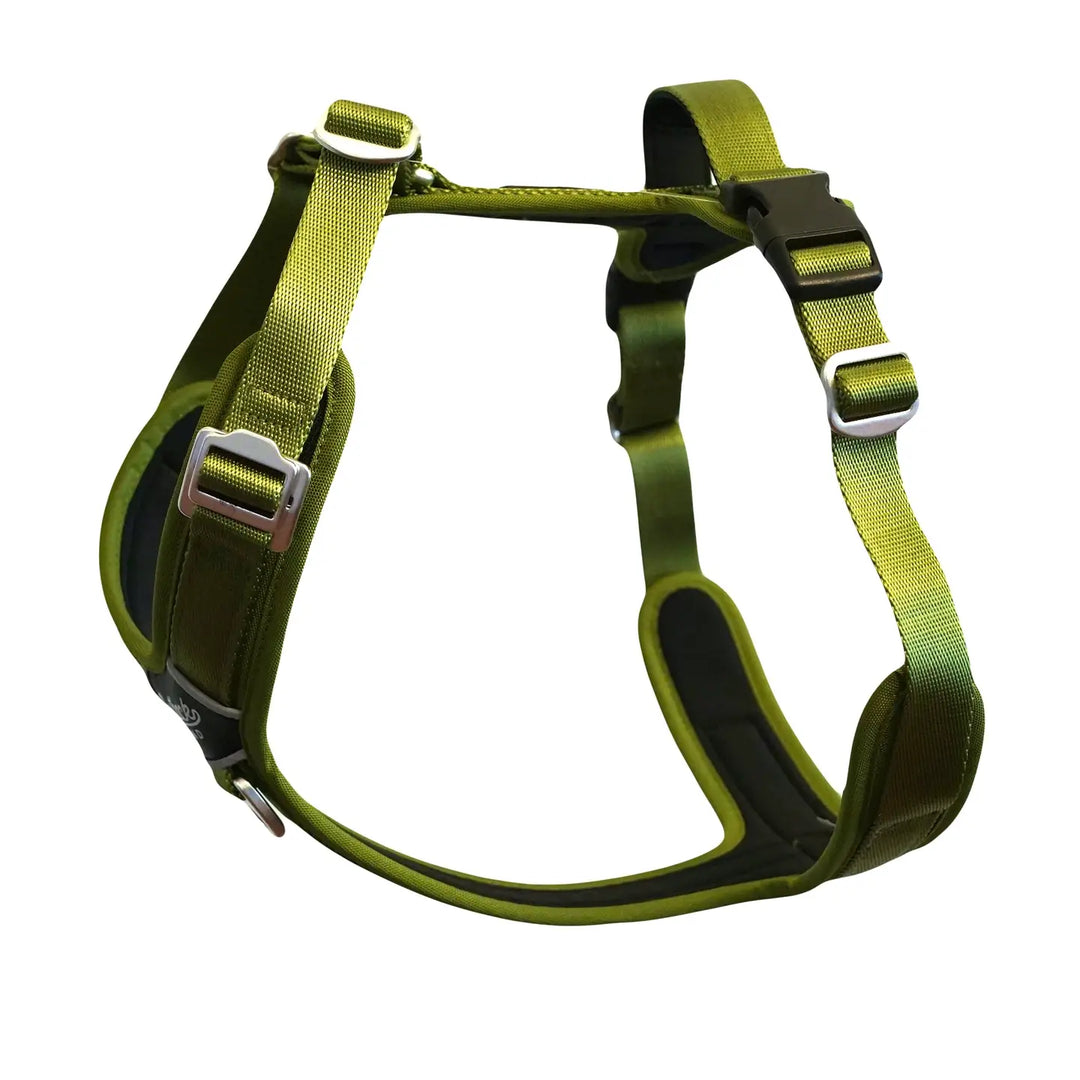 Outback Hound: Ultra Lite Comfort Harness - Moss Green
