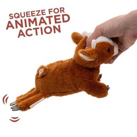Dog Toy: Animated Goat 7.5"