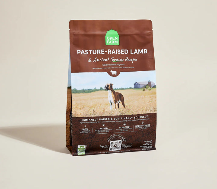 Open Farm - Pasture-Raised Lamb & Ancient Grains Dog Food 4lb