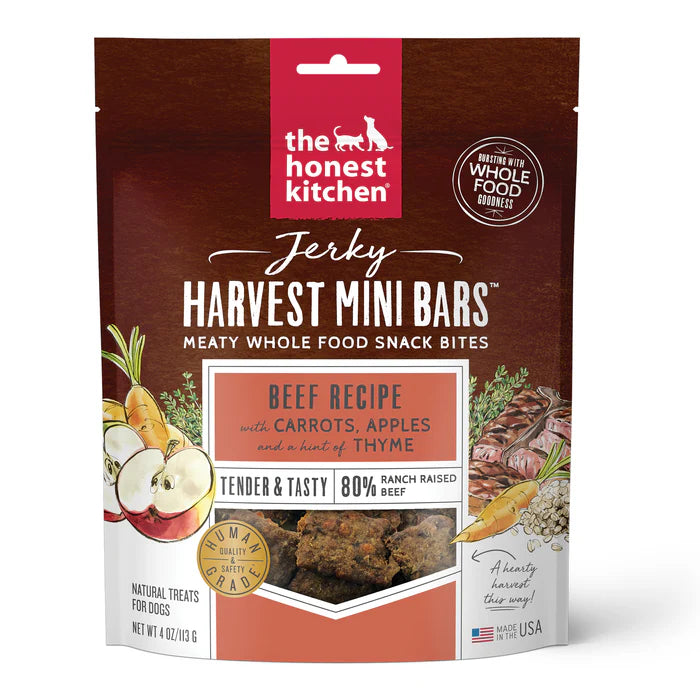 The Honest Kitchen - Beef Jerky Harvest Bars 4oz