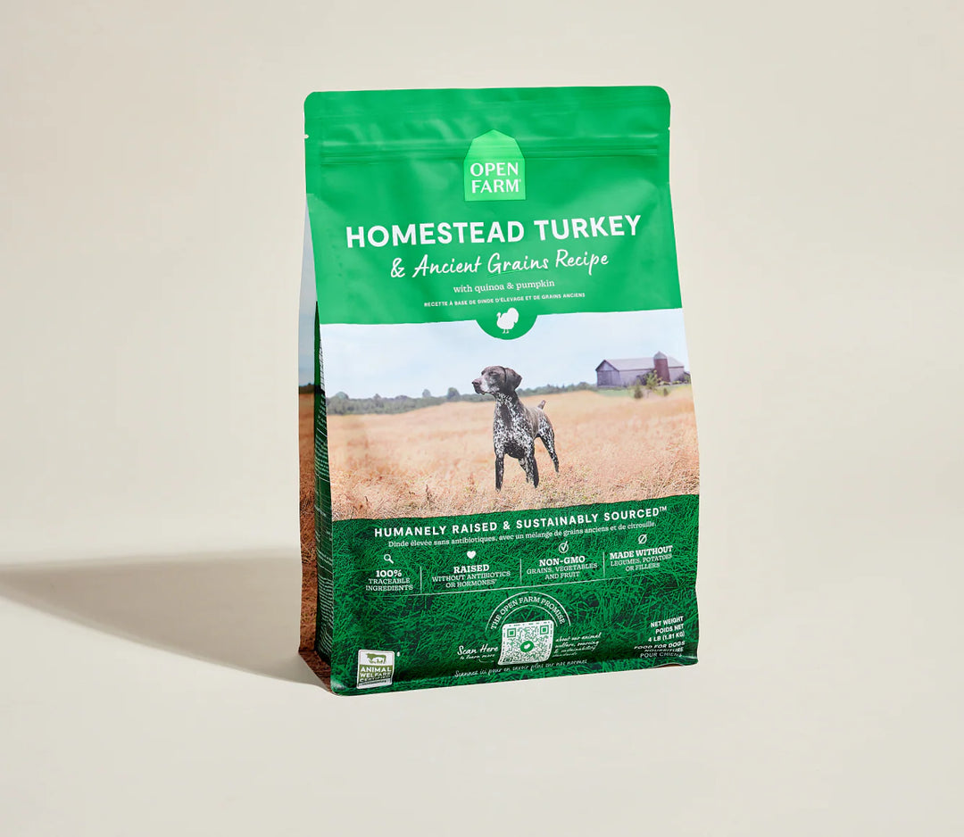 Open Farm - Homestead Turkey & Ancient Grains Dog Food 4lb