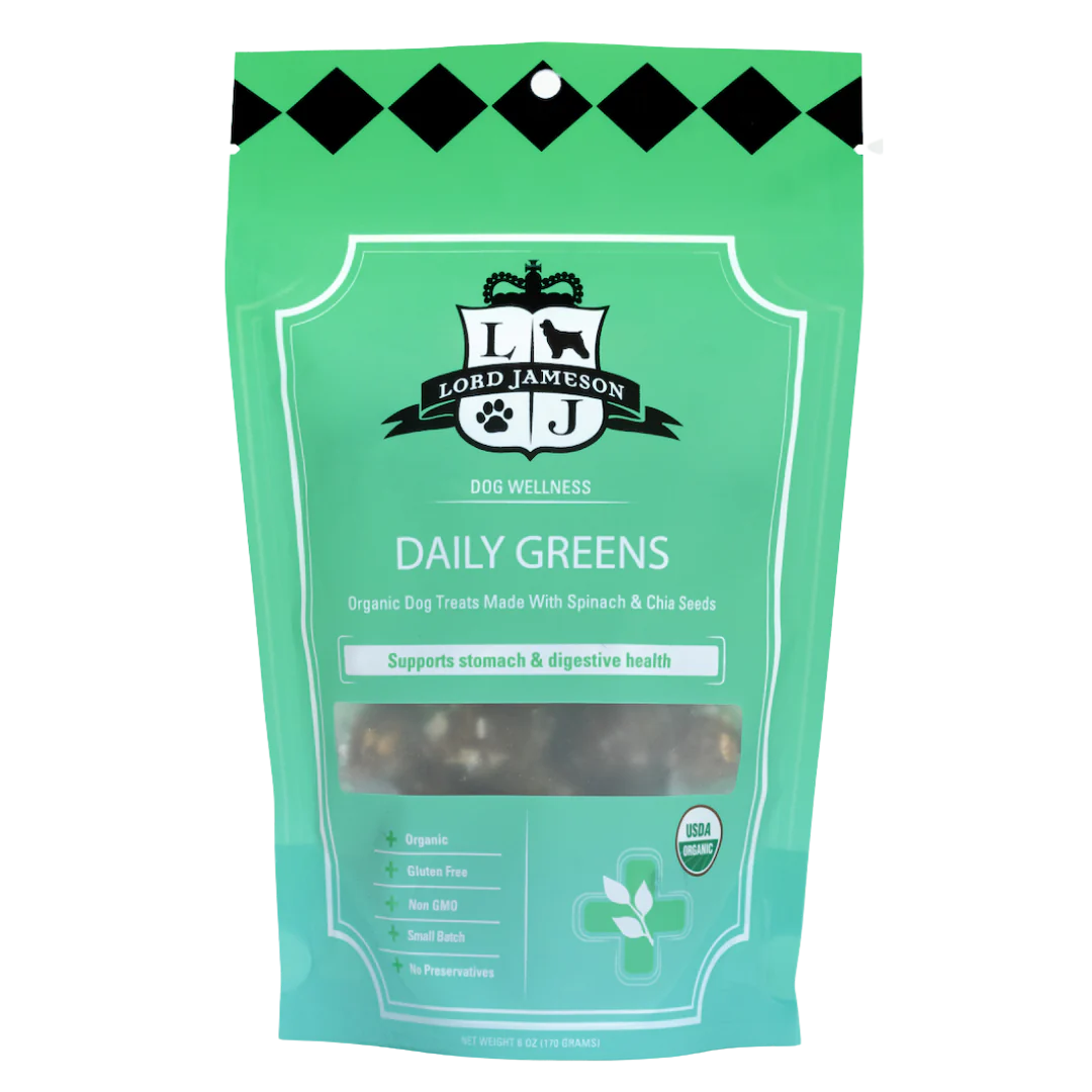 Lord Jameson - Daily Greens Organic Dog Treats | 6 oz