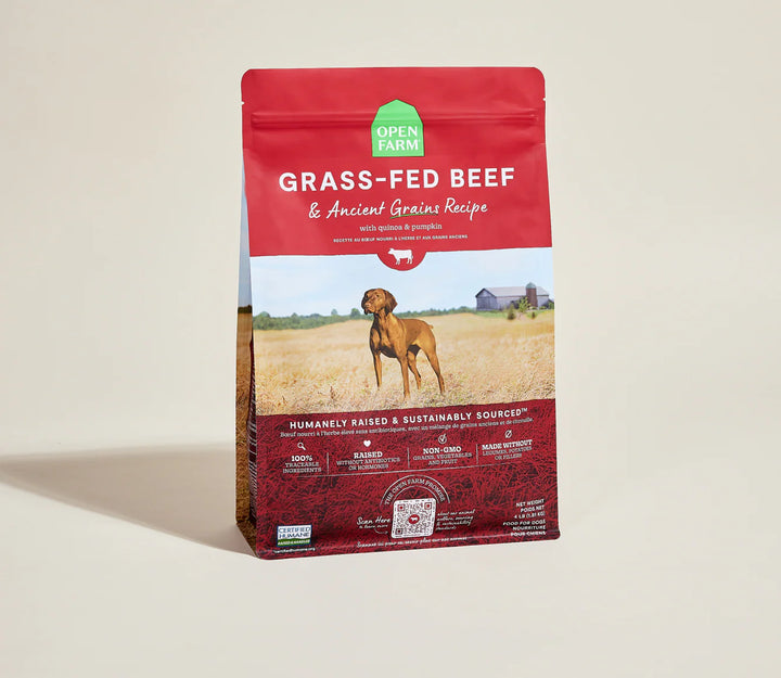 Open Farm - Grass-Fed Beef & Ancient Grains Dog Food 4lb