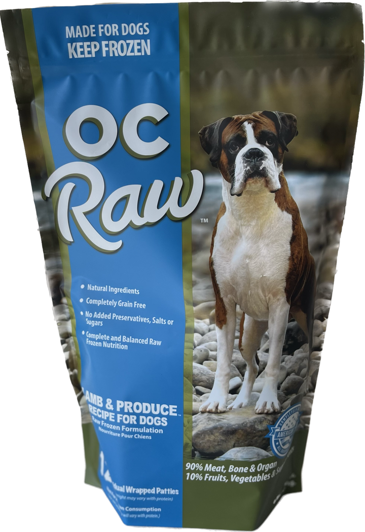 OC Raw - Frozen Raw Patties - Lamb