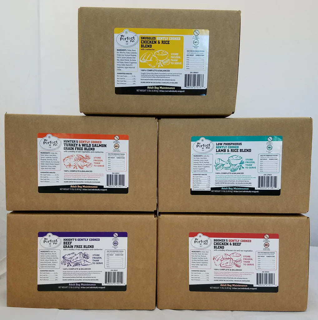 My Perfect Pet: Gently Cooked Dog Food - 15lb Bulk Box (Pre-Order)