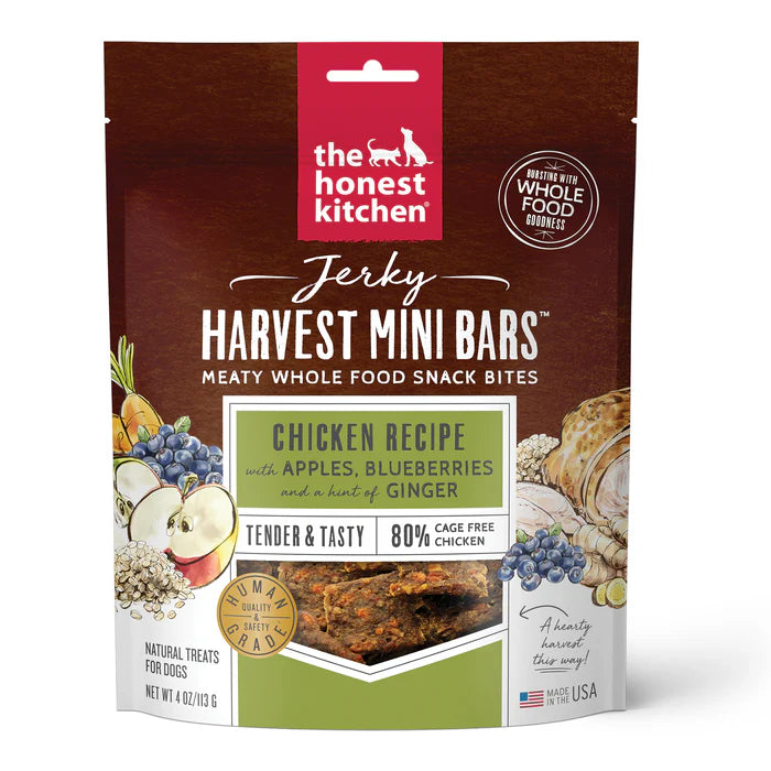 The Honest Kitchen - Chicken Jerky Harvest Bars 4oz