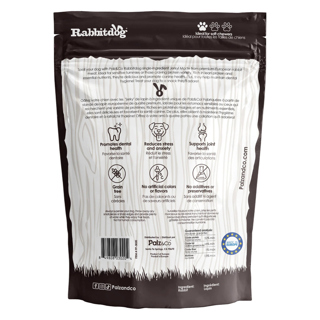 Palz & Co - Rabbit Jerky Chew Treats 10-pack