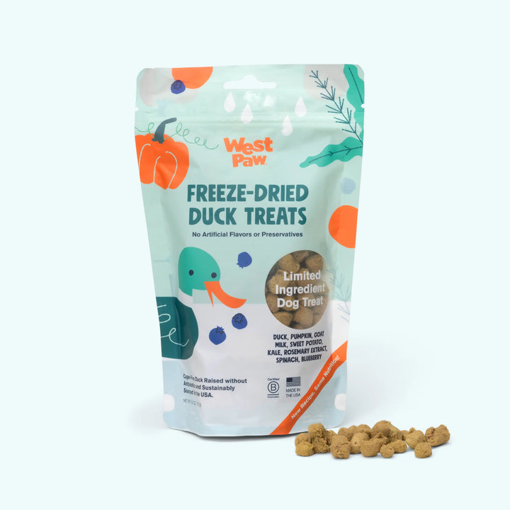 West Paw - Freeze Dried Duck Treats 2.5oz