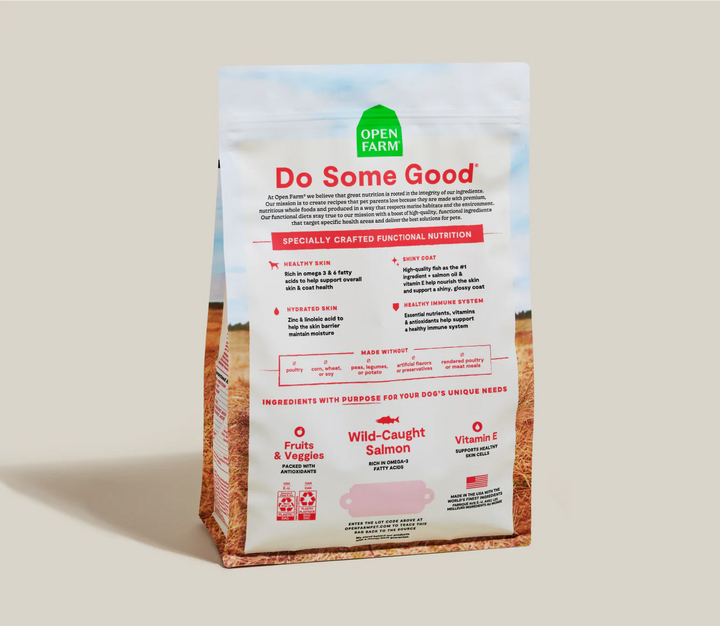 Open Farm - Salmon Skin & Coat Health Dog Food 4lb