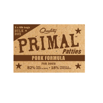 Primal: Raw Dog Food - 18lb Bulk Box (Pre-Order)