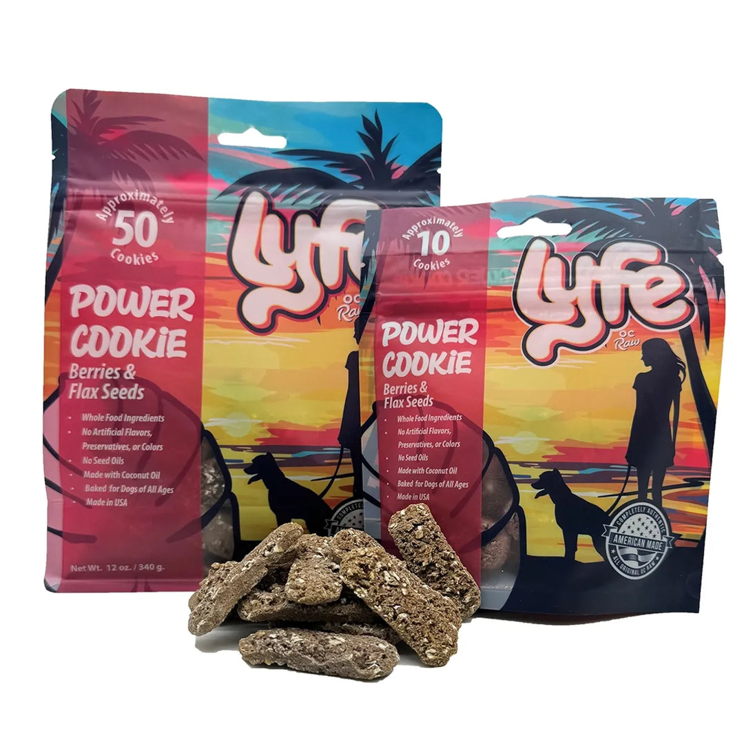 OC Raw Lyfe - Berries & Flax Seeds Power Cookies