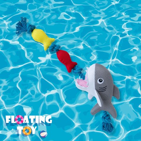Territory - Floating Shark Rope Dog Toy