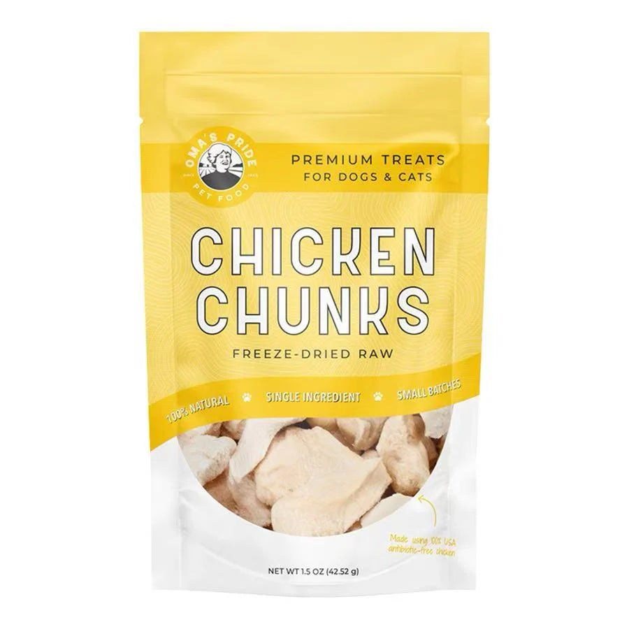 Oma's Pride - Freeze-Dried Chicken Chunks 1.5oz