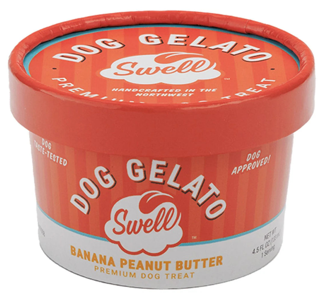 Swell Gelato for Dogs: Peanut Butter Banana 4.5oz