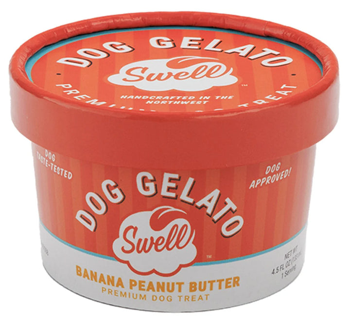 Swell Gelato for Dogs: Peanut Butter Banana 4.5oz