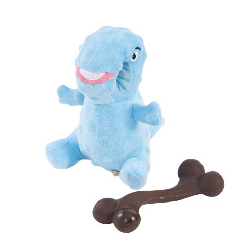 Territory - Blue Dino 2-in-1 Chew Bone Dog Toy
