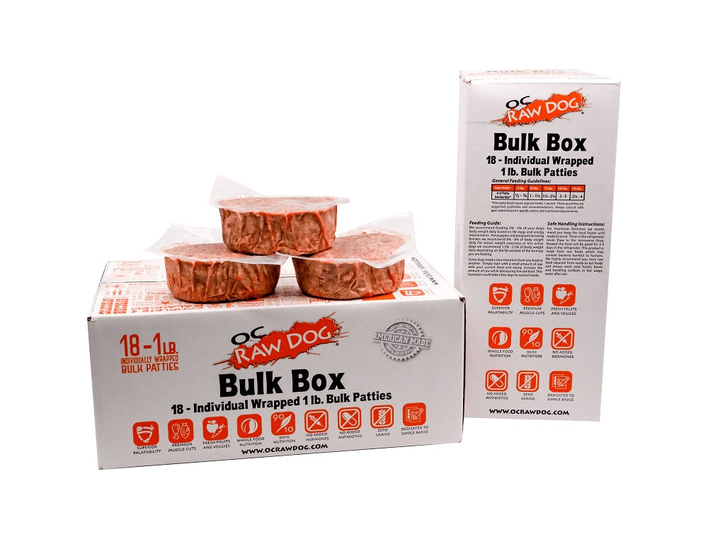 OC Raw 18lb Bulk Box (Pre-Order)