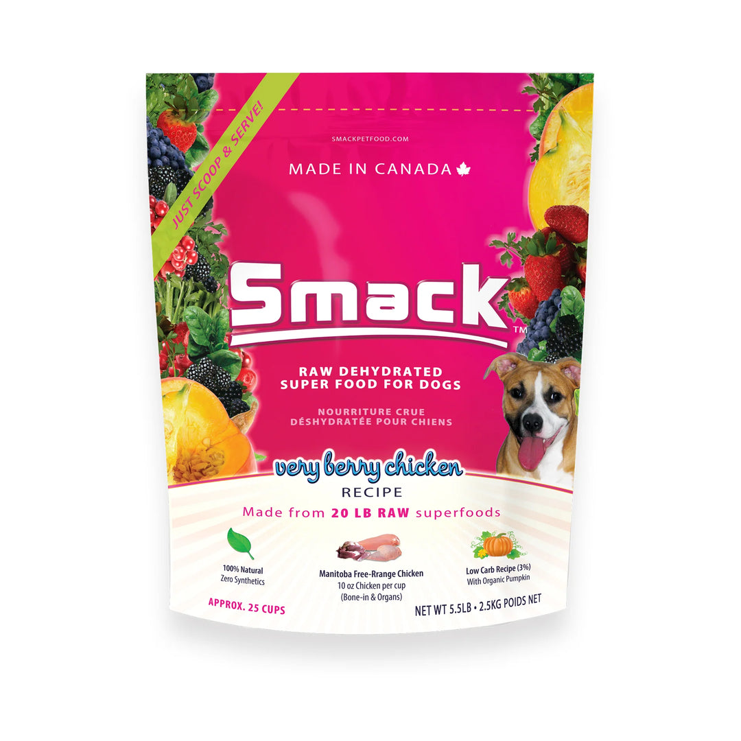 SMACK - Very Berry Chicken Dehydrated Raw Dog Food