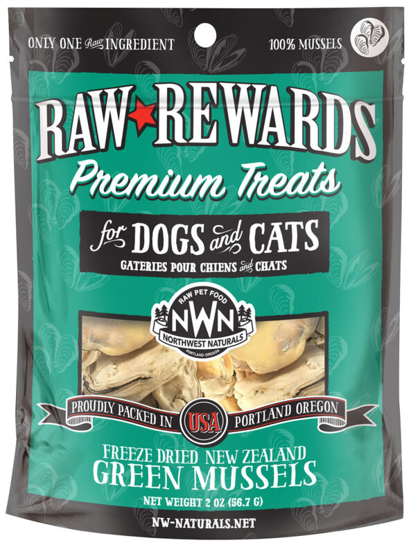Northwest Naturals - Freeze-Dried Green Mussel Dog Treats 2oz