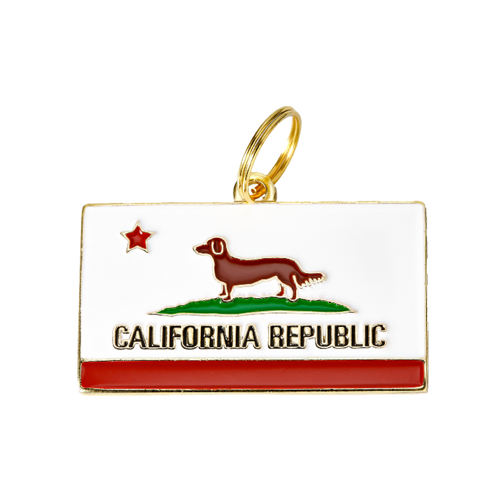 California Republic Pet ID Tag