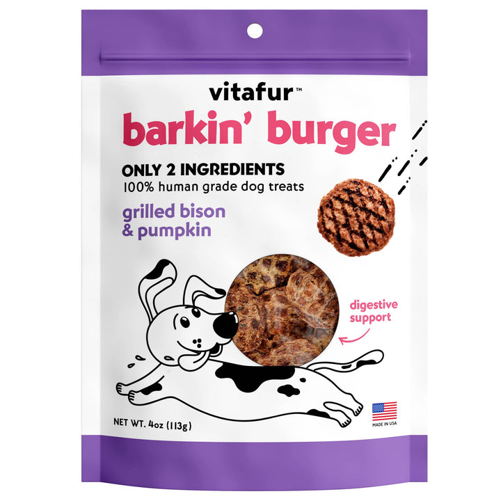 vitafur - Barkin' Burger - Bison & Pumpkin