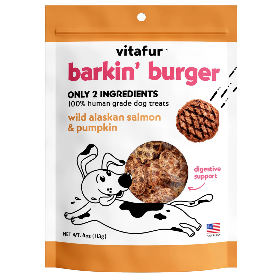 vitafur - Barkin' Burger - Salmon & Pumpkin