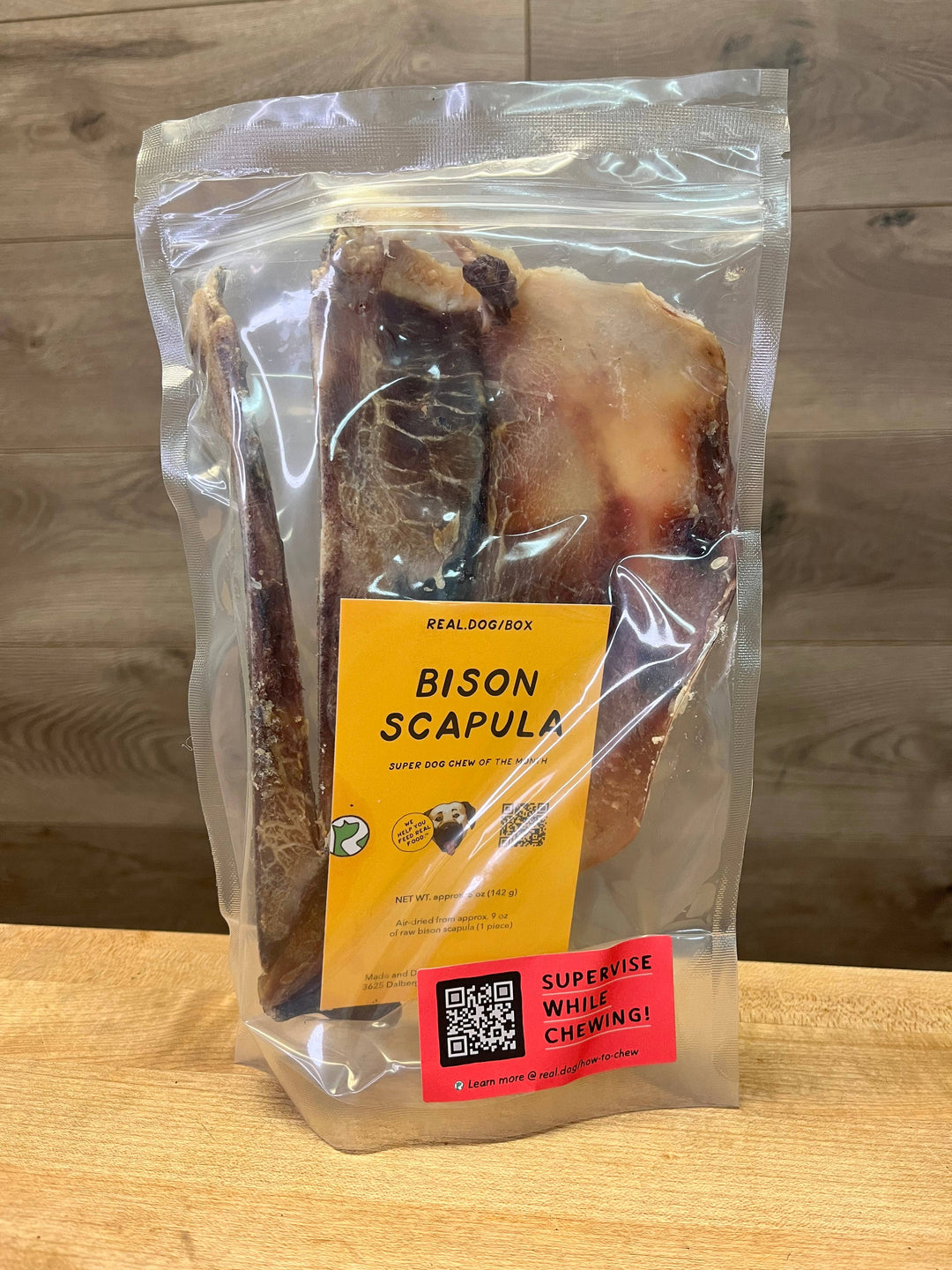 Real Dog Box - Air-Dried Bison Scapula