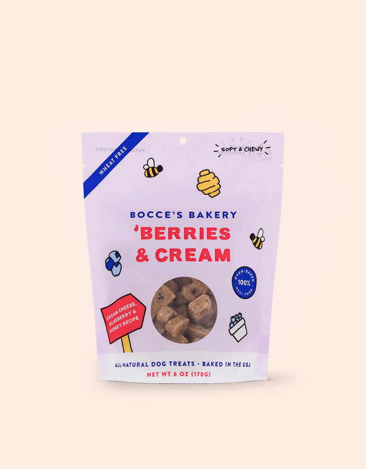 Bocce's Bakery - Berries & Cream Soft Chew Dog Treats