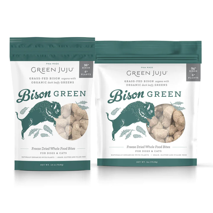 Green JuJu - Freeze-Dried Bison Treats 2.5oz