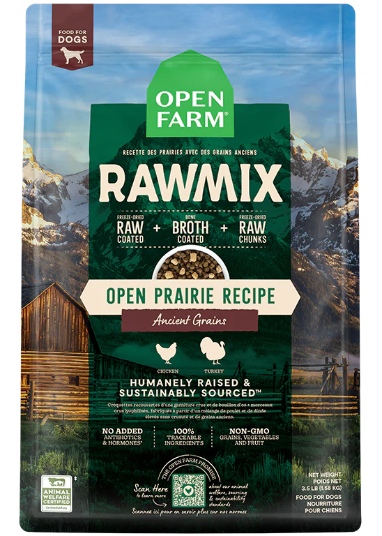 Open Farm - Open Prairie Ancient Grains RawMix for Dogs