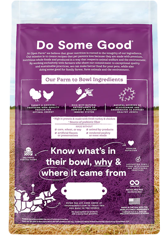 Open Farm - Grain Free Senior Dry Dog Food