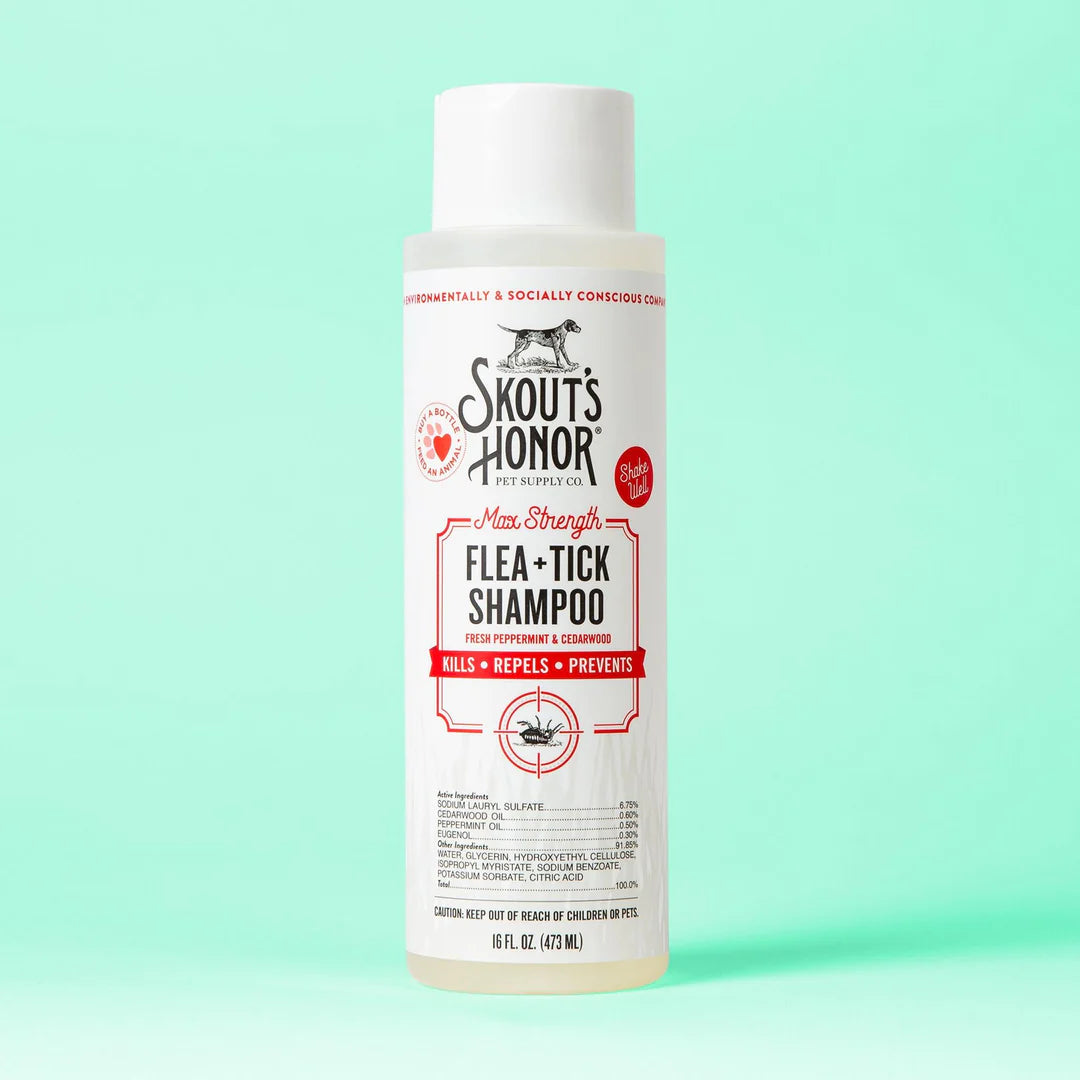 Skout's Honor - Flea & Tick Shampoo MAX Strength