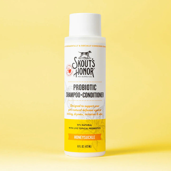 Skout's Honor - Probiotic Shampoo & Conditioner - Honeysuckle